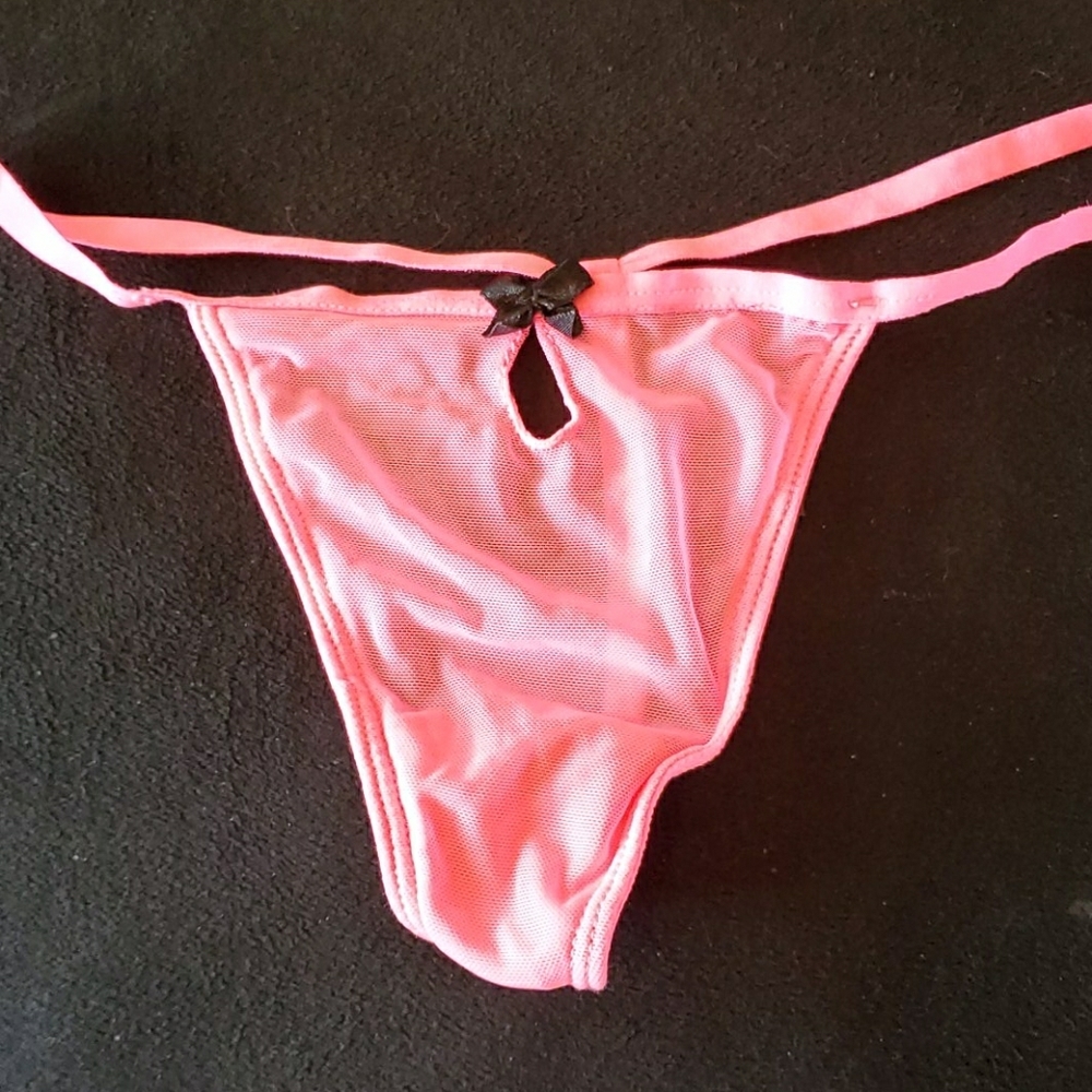 Pink thong